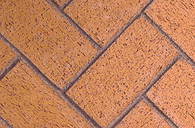 Superior Mosaic Masonry™ Warm Red Full Herringbone Brick Liner (F0346) (MOSAIC42M3-GEORGIAN RED)
